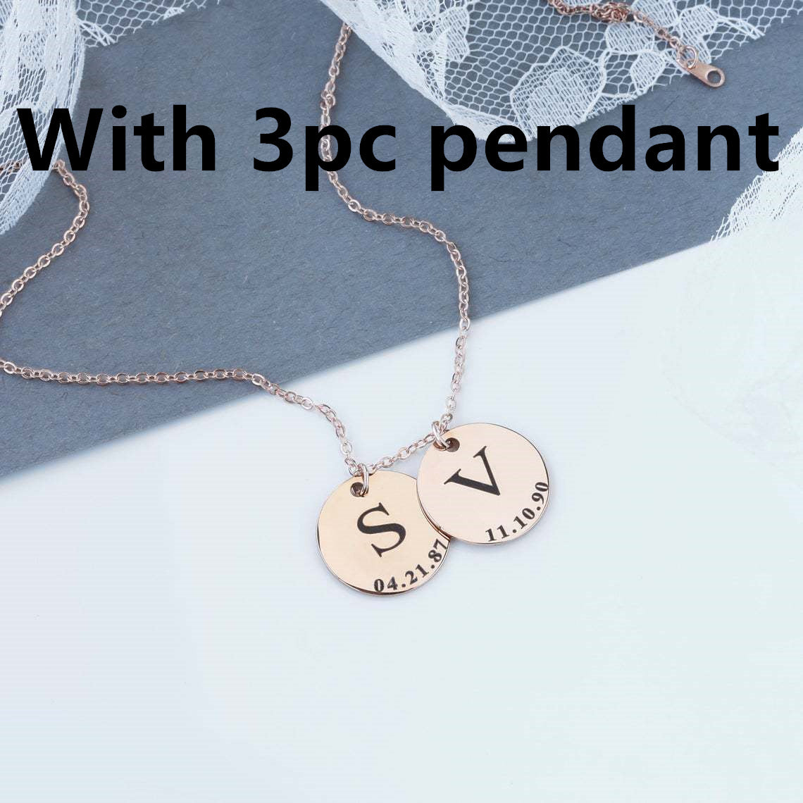 Personalised Name Disc Necklace