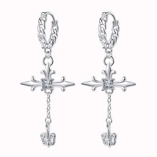 Knysna Sterling Silver Cross Earrings