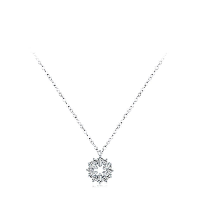 Gaia Sterling Silver Flower Neckchain