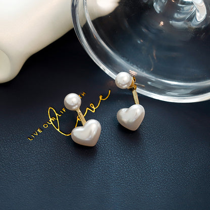 Addis Abeba Love Pearl Stud Earrings