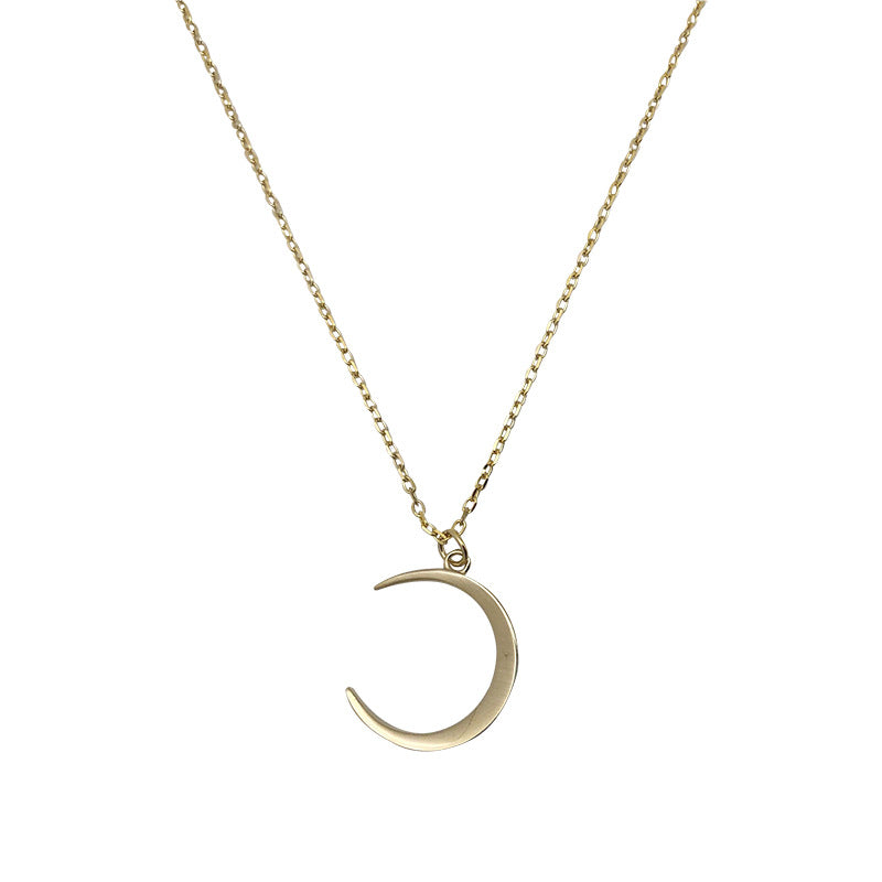 Oana Sterling Silver Moon Clavicle Chain