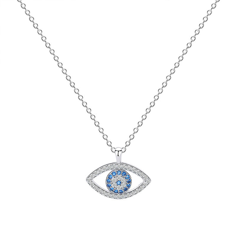 Anais Sterling Silver Necklace Eye Pendant