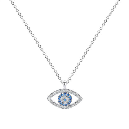 Anais Sterling Silver Necklace Eye Pendant