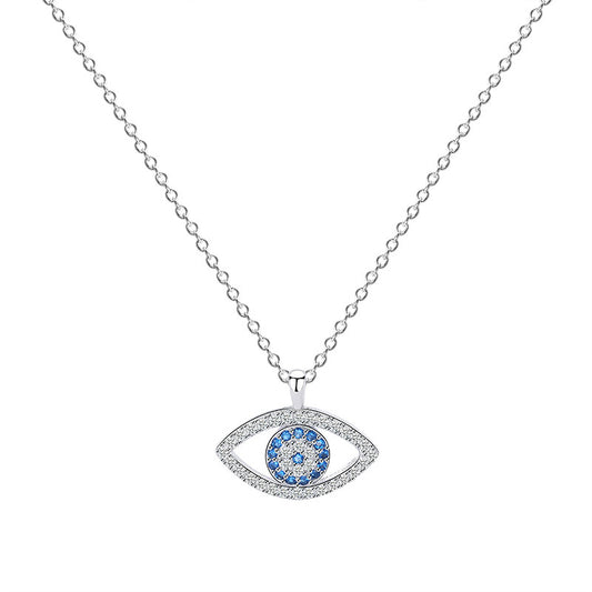 Anais Sterling Silver Necklace Eye Pendant