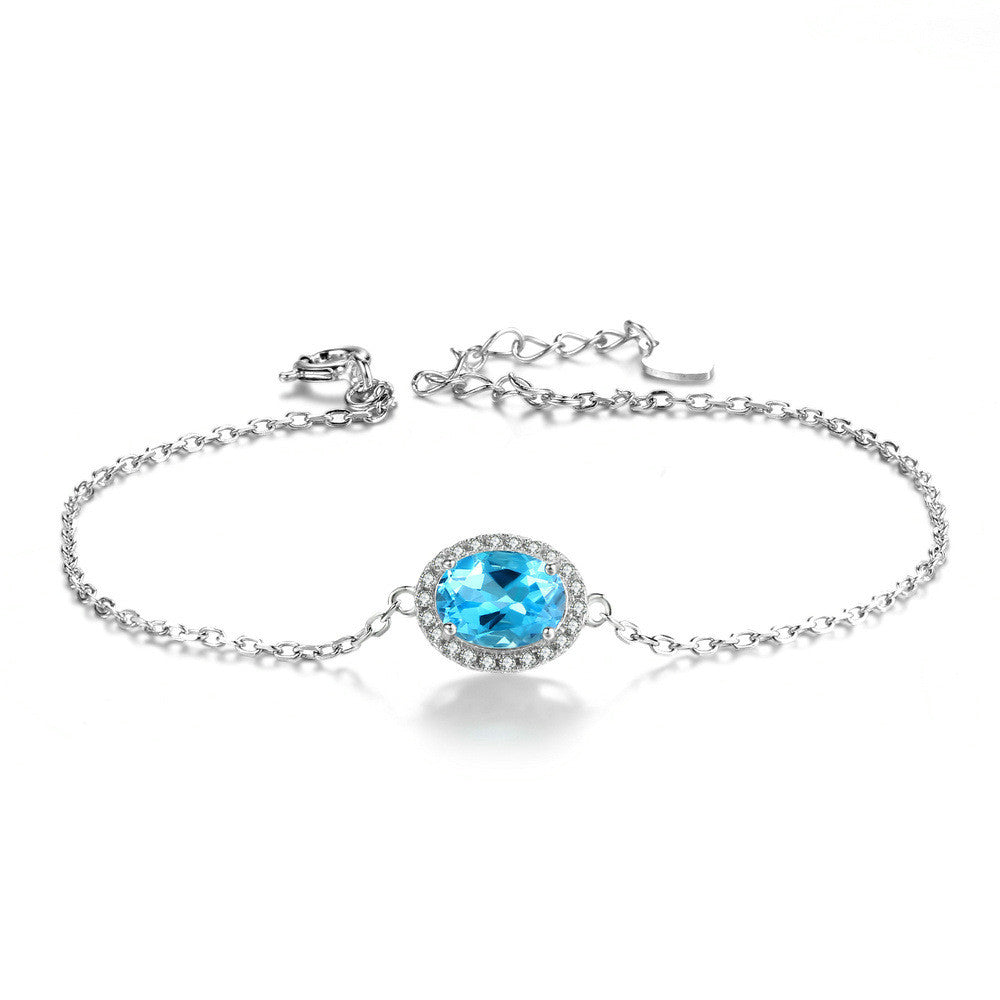 Silvia Blue Topaz Bracelet