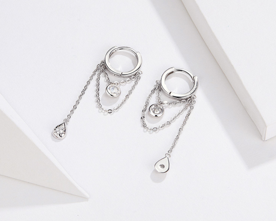 Harare Sterling Silver Anti-Allergic Earrings