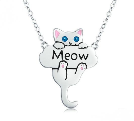 Catty Silver Necklace