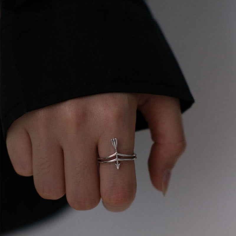 Lyia Sterling Silver Arrow Shape Ring