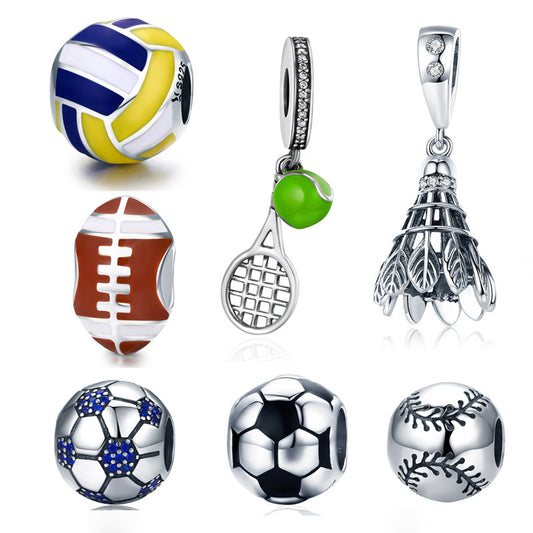 Sterling Silver Sports Ball Bracelet Accessories