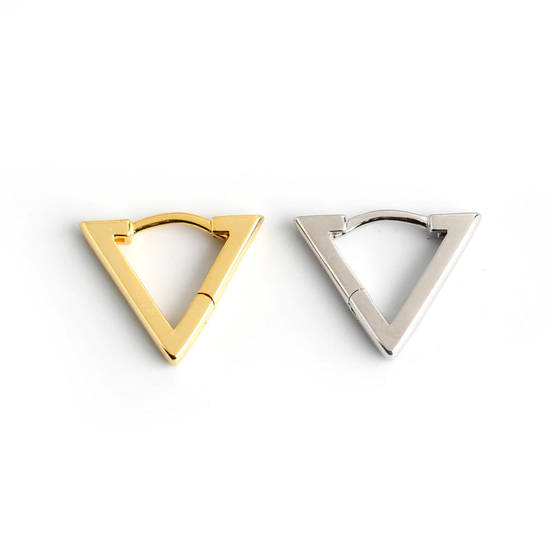 Dakar Triangle Sterling Silver Earrings