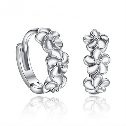 Rustenburg Sterling Silver Flower Earrings