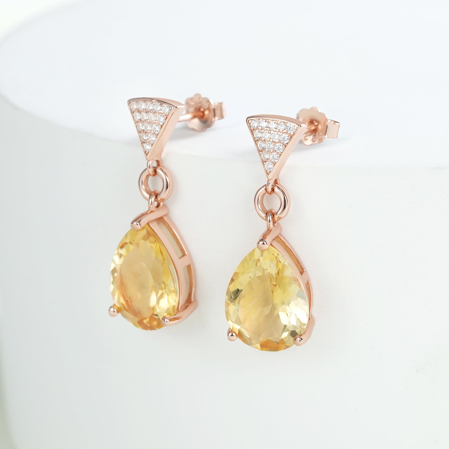 Fés Silver Topaz Earrings