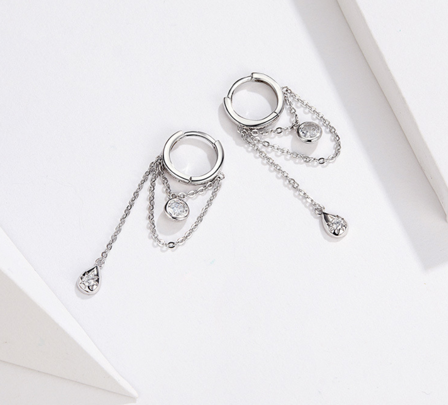 Harare Sterling Silver Anti-Allergic Earrings