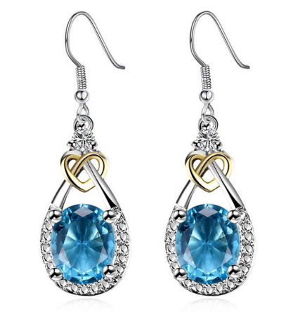 Polokwane Sterling Silver Blue Sapphire Earrings