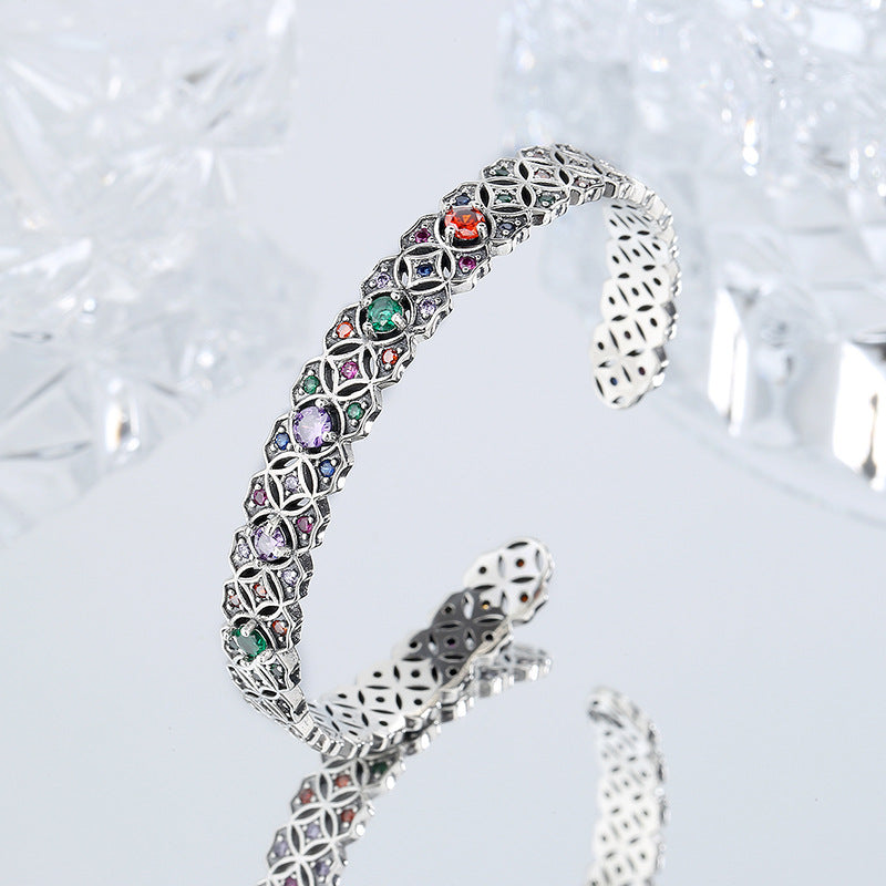 Eleonora Sterling Silver Totem Bracelet