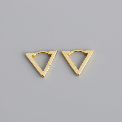 Dakar Triangle Sterling Silver Earrings