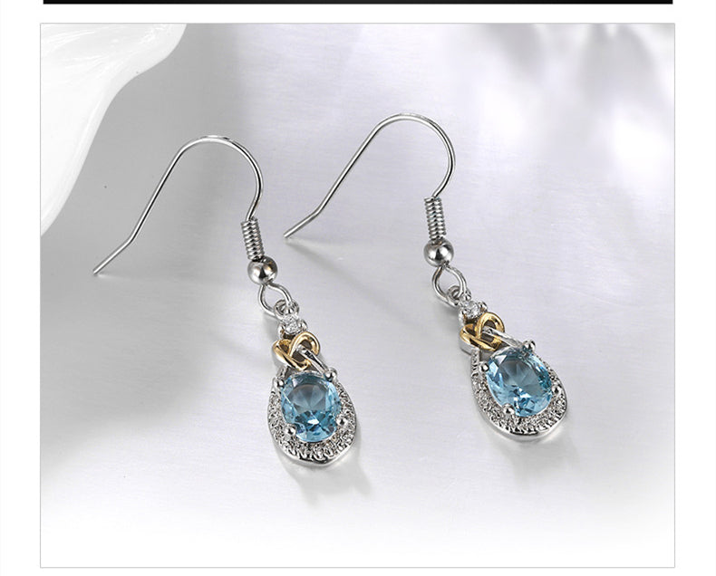 Polokwane Sterling Silver Blue Sapphire Earrings