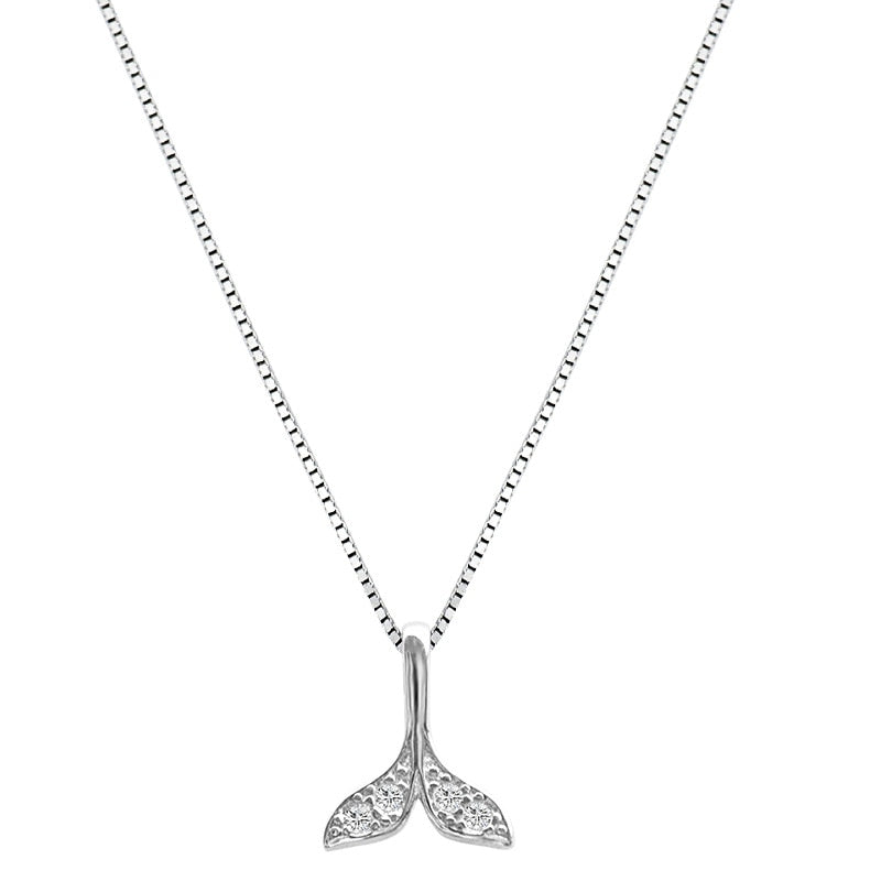 Jena Mermaid Sterling Silver Necklace