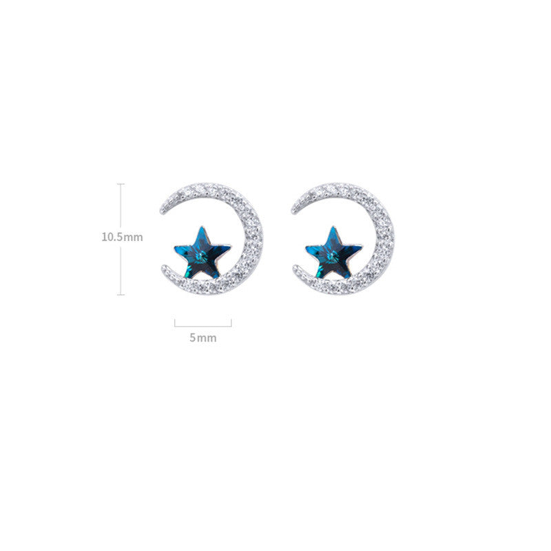 Mahikeng Sterling Silver Star Silver Earrings