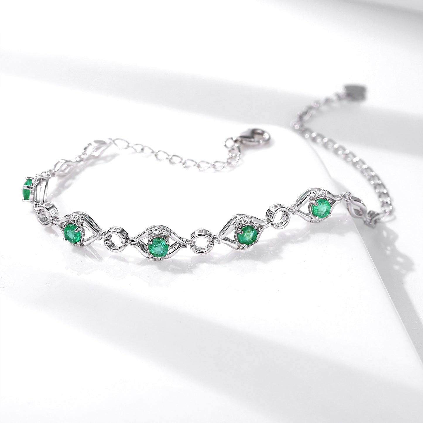 Viola Natural Emerald Bracelet