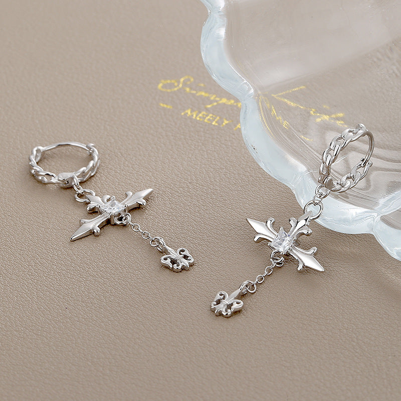 Knysna Sterling Silver Cross Earrings