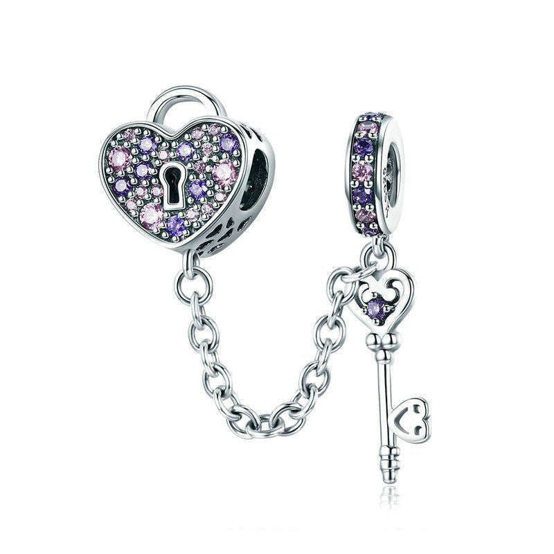 Cleo Sterling Silver Charm Lingura Inima